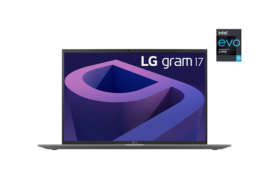 LG gram 17 (43.18cm) Ultra-lightweight with 16:10 IPS Anti glare Display and Intel® Evo 12th Gen. Processor, 17Z90Q-G.AJ56A2
