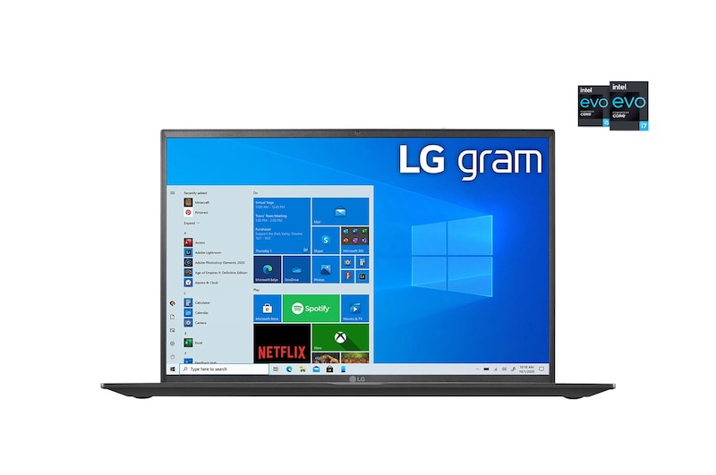 LG gram Ultra-Lightweight with 40.6cm (16) 16:10 IPS Display and Intel® Evo™ platform, 16Z90P-G-AH75A2