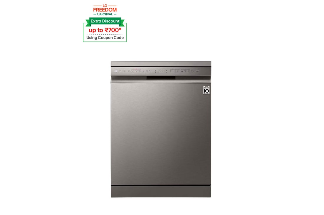 LG DFB424FP dishwasher front view