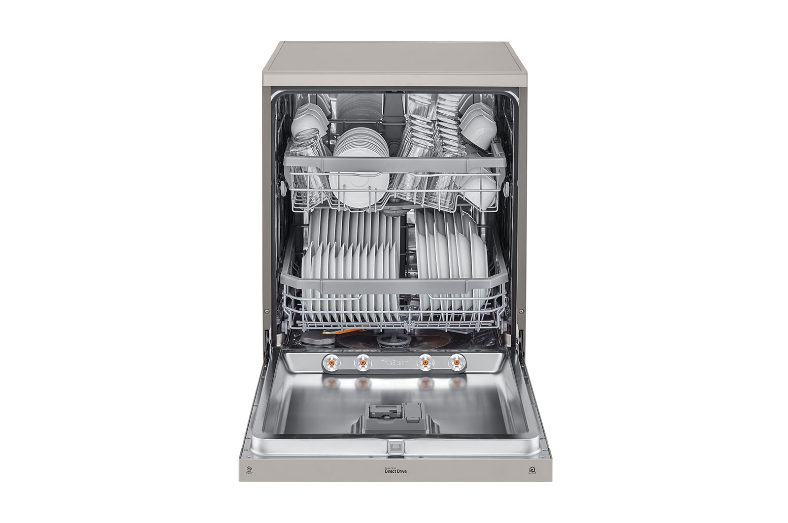 LG 14 Place Settings Wi-Fi Dishwasher in Silver Color, DFB424FP