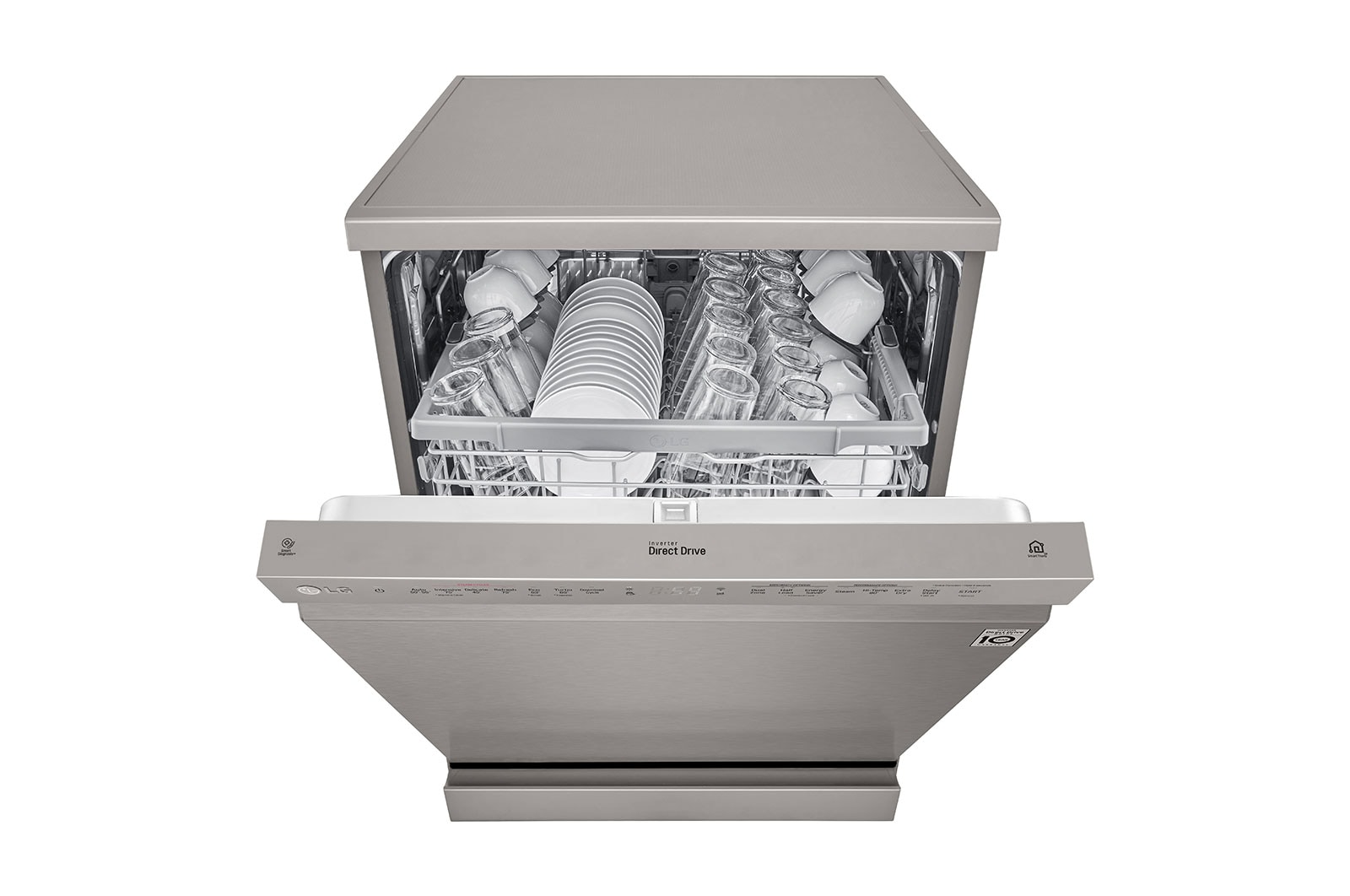 LG 14 Place Settings Wi-Fi Dishwasher in Silver Color, DFB424FP