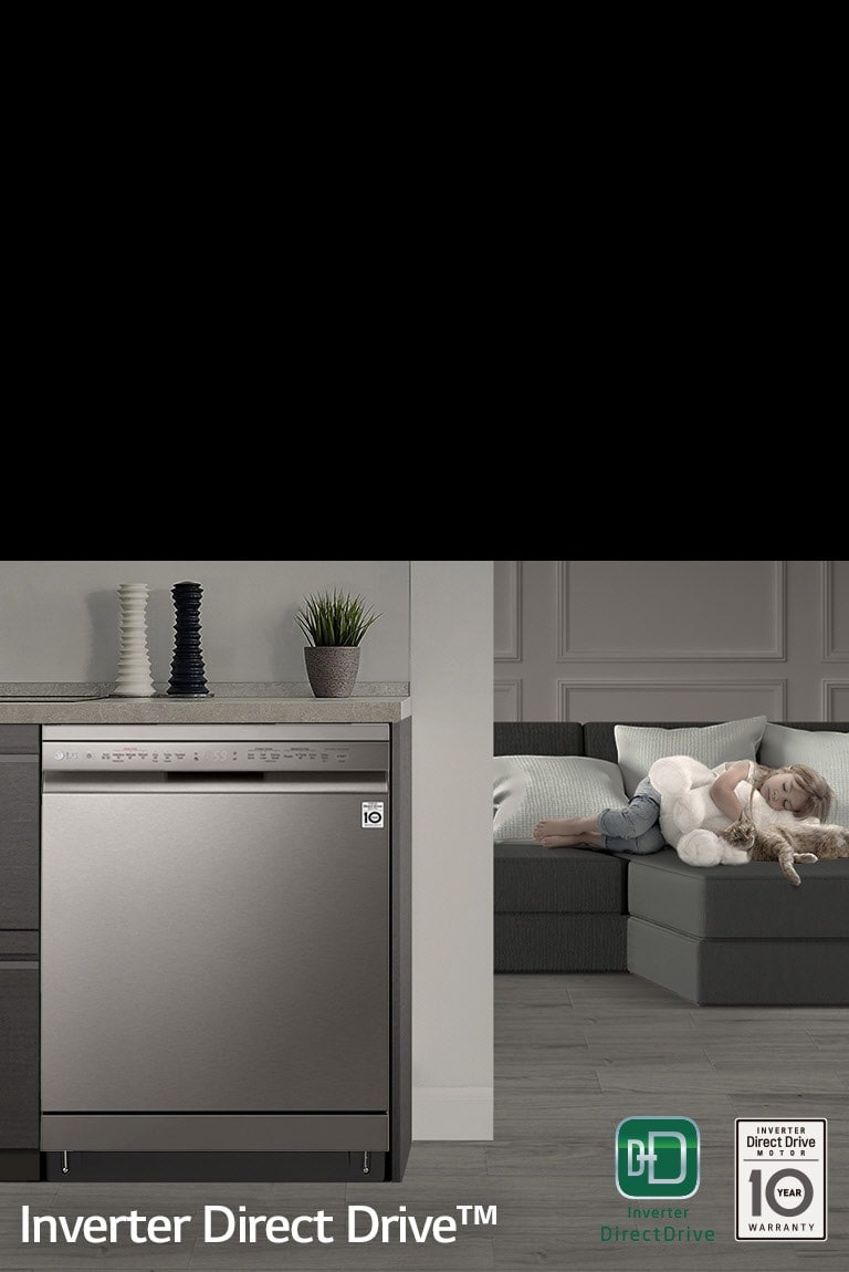 LG DFB424FM Dishwasher Inverter Direct Drive Motor