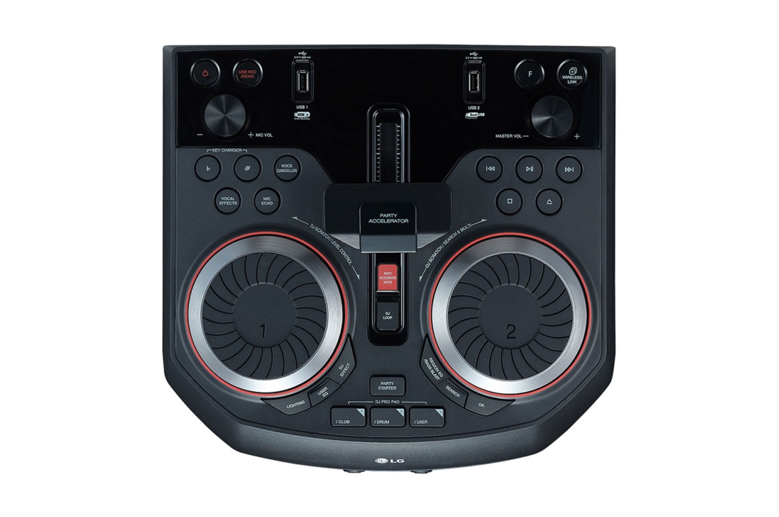 LG XBOOM OK75 with 1000W Sound, Karaoke Playback, Recording, Echo and Vocal Effects, OK75