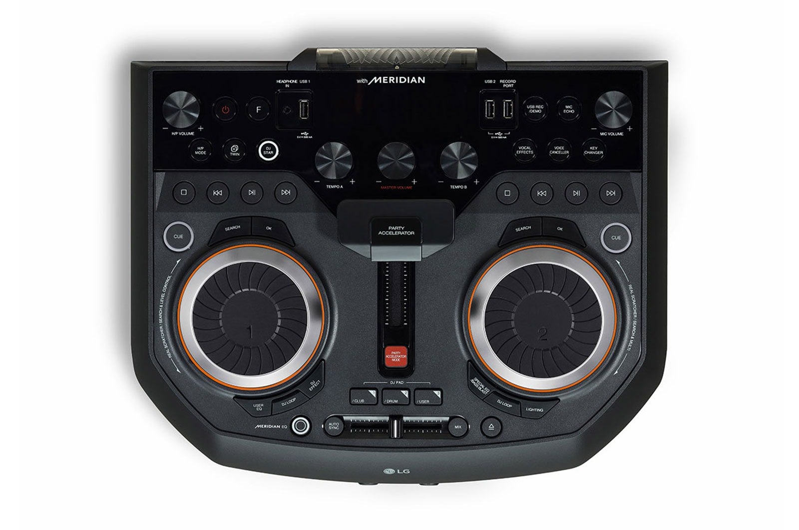 LG XBOOM OL100 with 2000W Sound, Karaoke Playback, Recording, Echo and Vocal Effects, OL100