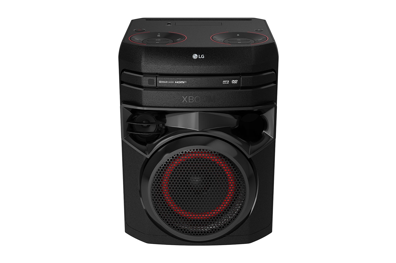 LG ON2D Powerful Sound, with Dolby Audio, For Karaoke - 2MIC, Karaoke Playback, Echo, For Playback - DVD, CD, USB, FM,  Aux, Bluetooth, HDMI Out, Bass Blast+ EQ, Photo Frame, Resolution enhancement., ON2D