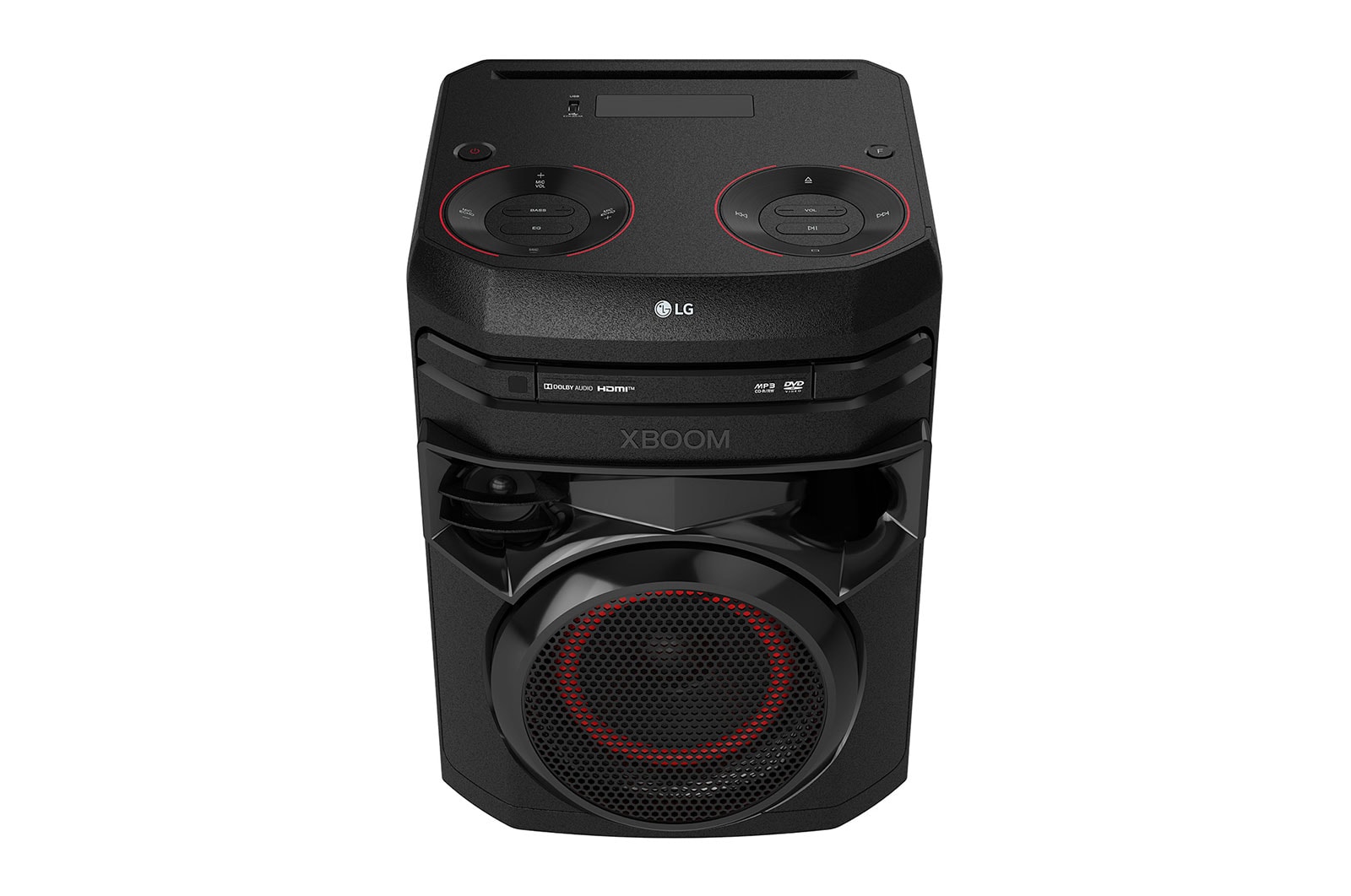 LG ON2D Powerful Sound, with Dolby Audio, For Karaoke - 2MIC, Karaoke Playback, Echo, For Playback - DVD, CD, USB, FM,  Aux, Bluetooth, HDMI Out, Bass Blast+ EQ, Photo Frame, Resolution enhancement., ON2D