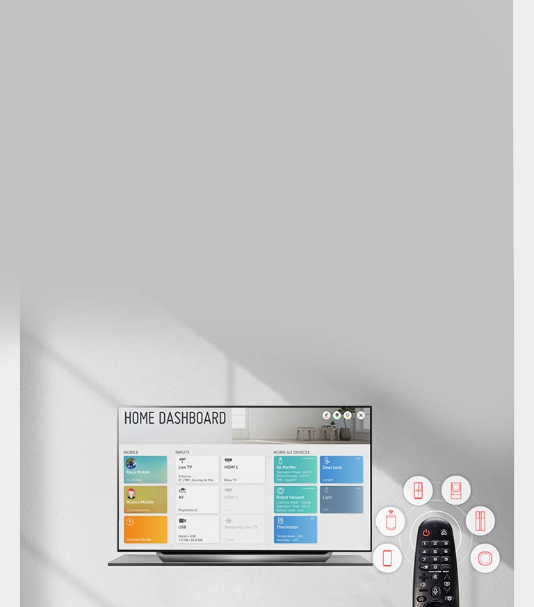 LG AI TV 2019 Home Dashboard