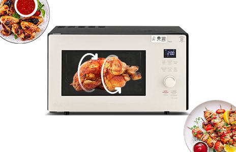 Motorised Rotisserie - 360° rotation for crispy barbecues and even cooking