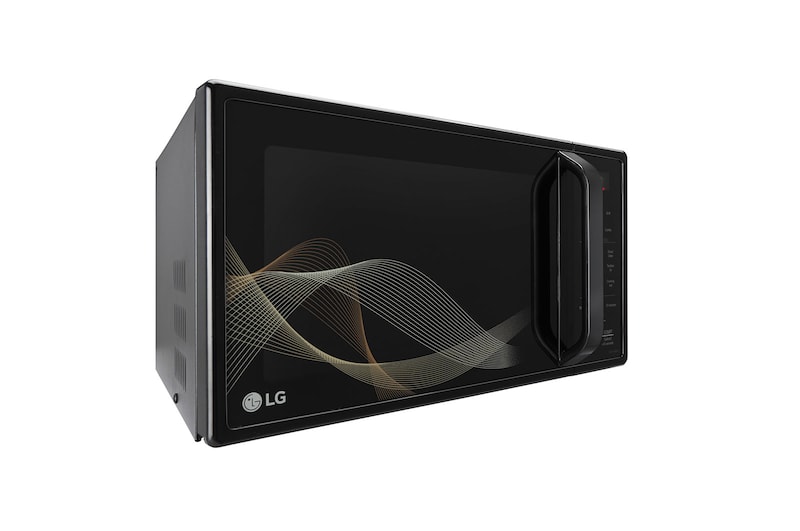 LG 21 L All-in-One Convection Microwave Oven with Stainless Steel Cavity, 151 Auto Cook Menu, Roti Basket (Black), MC2146BHT