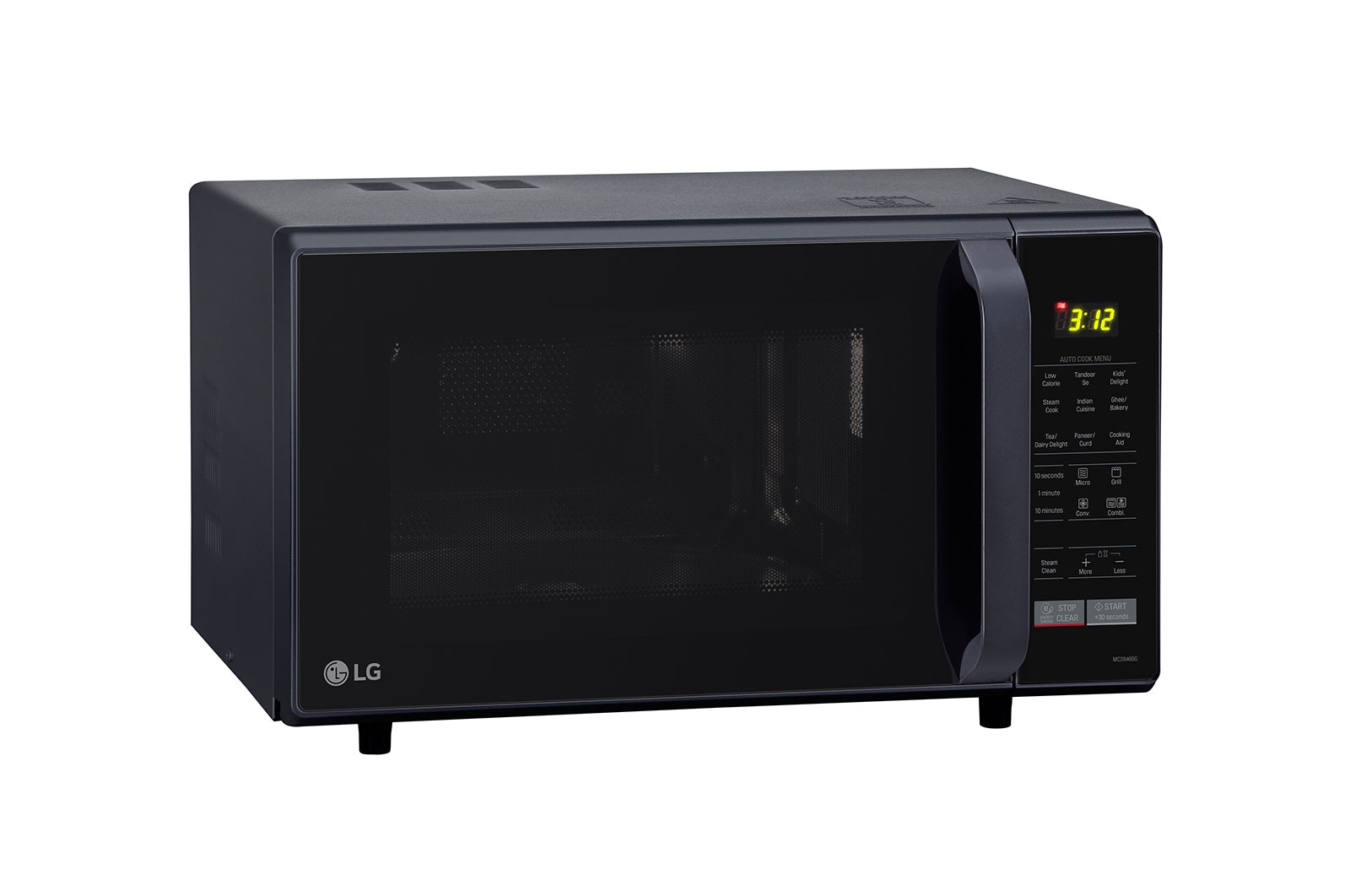 LG 28 L Convection Microwave Oven  (MC2846BG, Black), MC2846BG