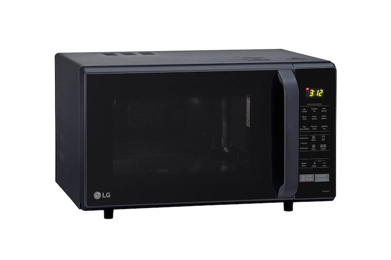 LG 28 L Convection Microwave Oven with Stainless Steel Cavity, 251 Auto Cook Menu, Quartz Heater, Black, MC2846BV