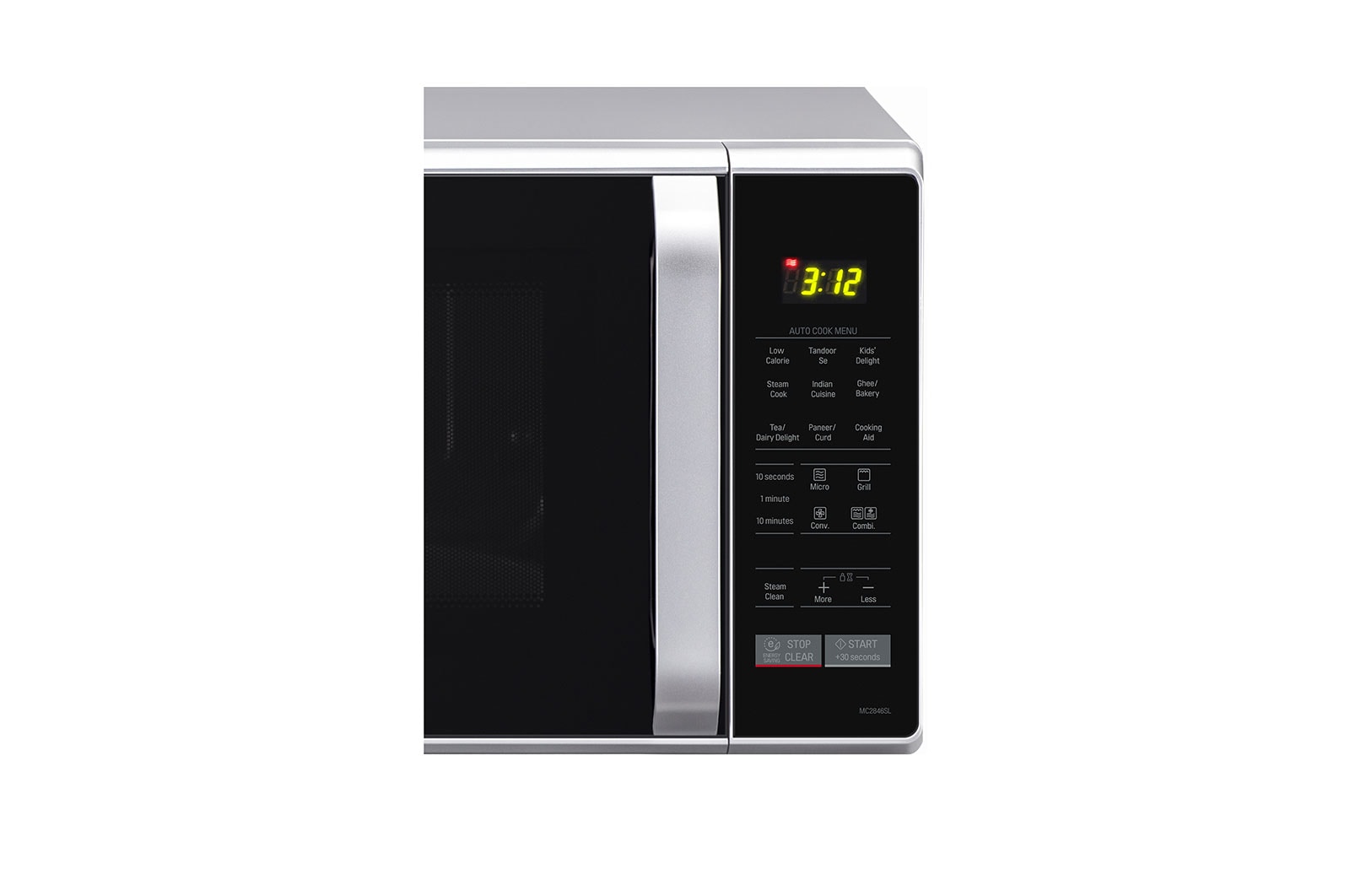 LG 28 L Convection Microwave Oven  (MC2846SL, Silver), MC2846SL