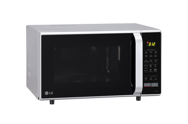 LG 28 L Convection Microwave Oven with 251 Auto Cook Menu, Diet Fry, Quartz Heater, Stainless Steel Cavity, Silver, MC2846SL