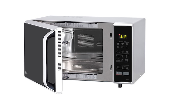 LG 28 L Convection Microwave Oven with 251 Auto Cook Menu, Diet Fry, Quartz Heater, Stainless Steel Cavity, Silver, MC2846SL