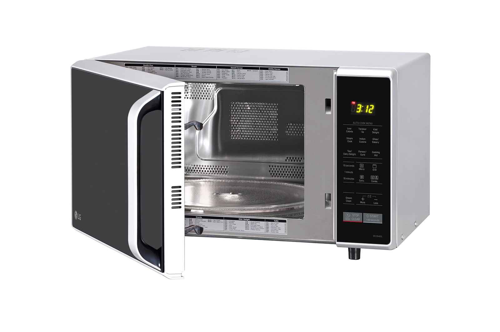 LG 28 L Convection Microwave Oven  (MC2846SL, Silver), MC2846SL