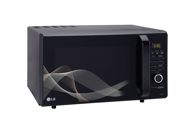 LG 28 L All-In-One Convection Microwave Oven with Diet Fry™, 251 Auto Cook Menu, Roti Basket, Health Plus Menu, Black, MC2886BHT