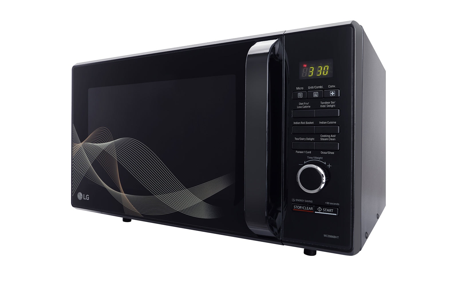 LG 28 L Convection Microwave Oven with  Diet Fry(MC2886BHT, Black), MC2886BHT