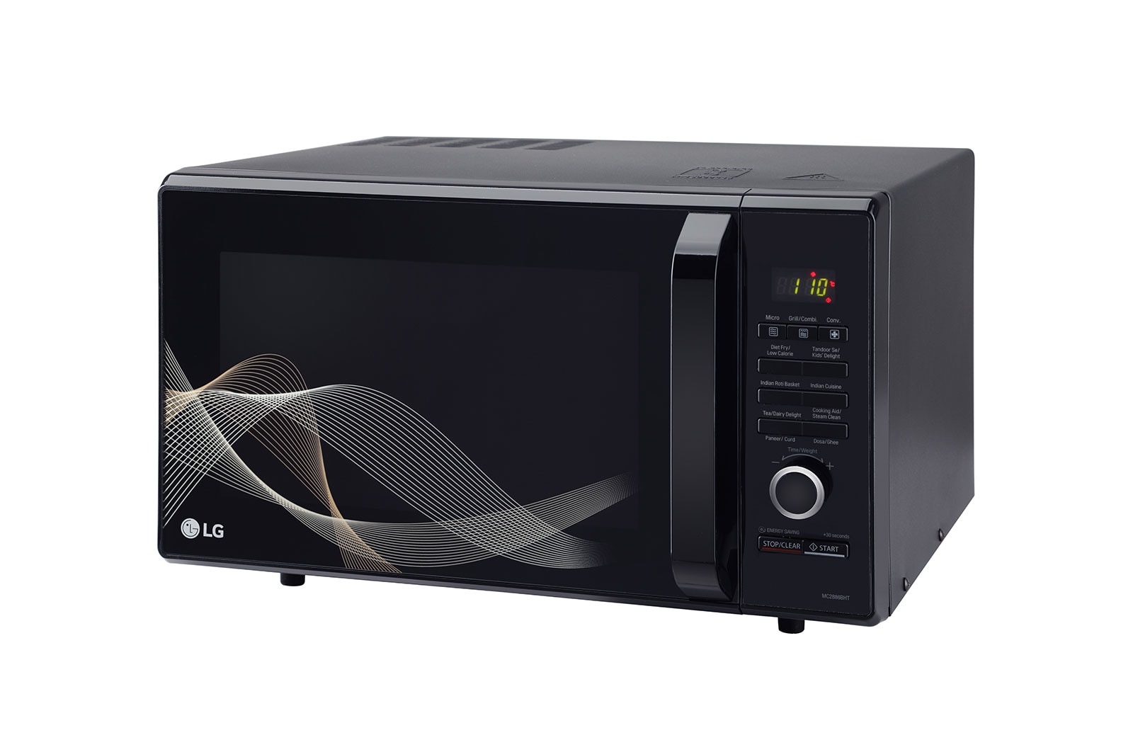 LG 28 L Convection Microwave Oven with  Diet Fry(MC2886BHT, Black), MC2886BHT