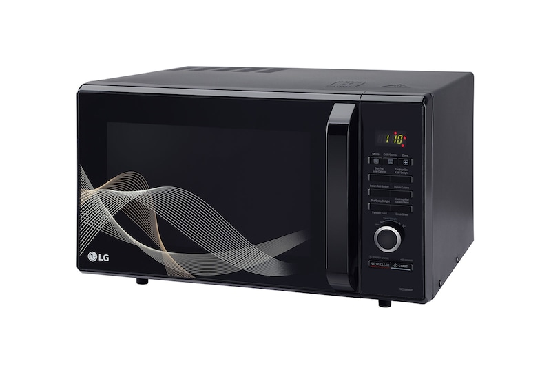 LG 28 L All-In-One Convection Microwave Oven with Diet Fry™, 251 Auto Cook Menu, Roti Basket, Health Plus Menu, Black, MC2886BHT