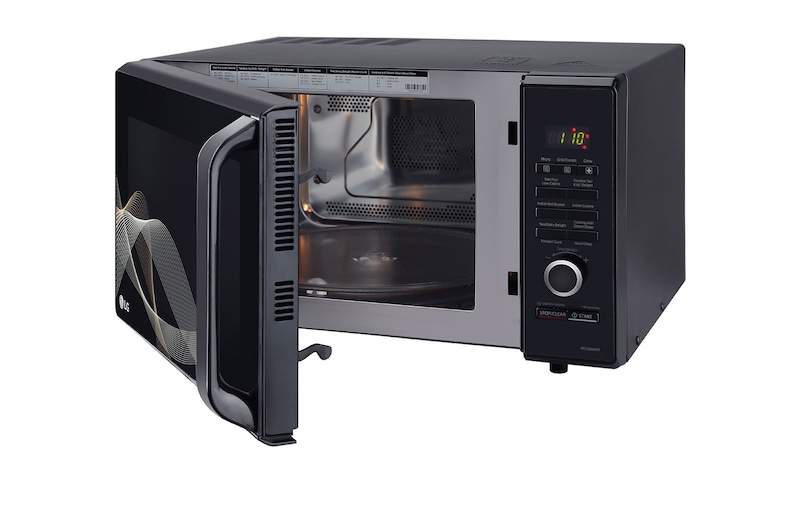 LG 28 L All-In-One Convection Microwave Oven with Diet Fry™, 251 Auto Cook Menu, Roti Basket, Health Plus Menu, Black, MC2886BHT