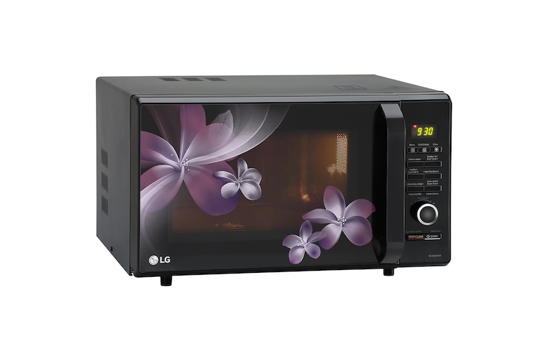 LG 28 L Convection Microwave Oven with Roti Basket, 30 Healthy Heart Recipes, Diet Fry™, Motorised Rotisserie, Black, MC2886BPUM