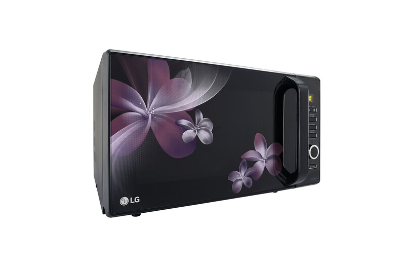 LG 28 L Convection Microwave Oven with Roti Basket, 30 Healthy Heart Recipes, Diet Fry™, Motorised Rotisserie, Black, MC2886BPUM