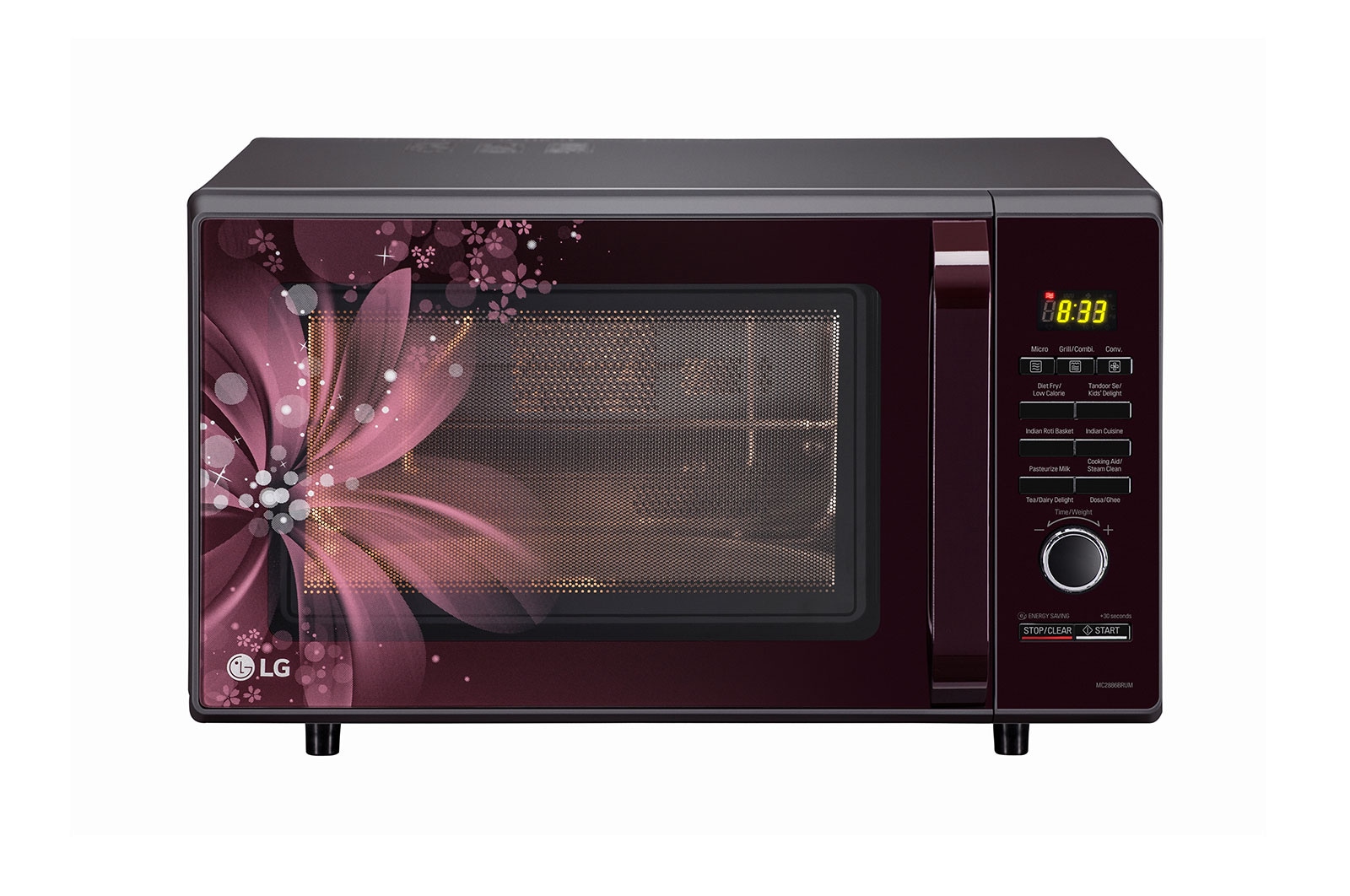 LG MC2886BRUM Convection Microwave front view