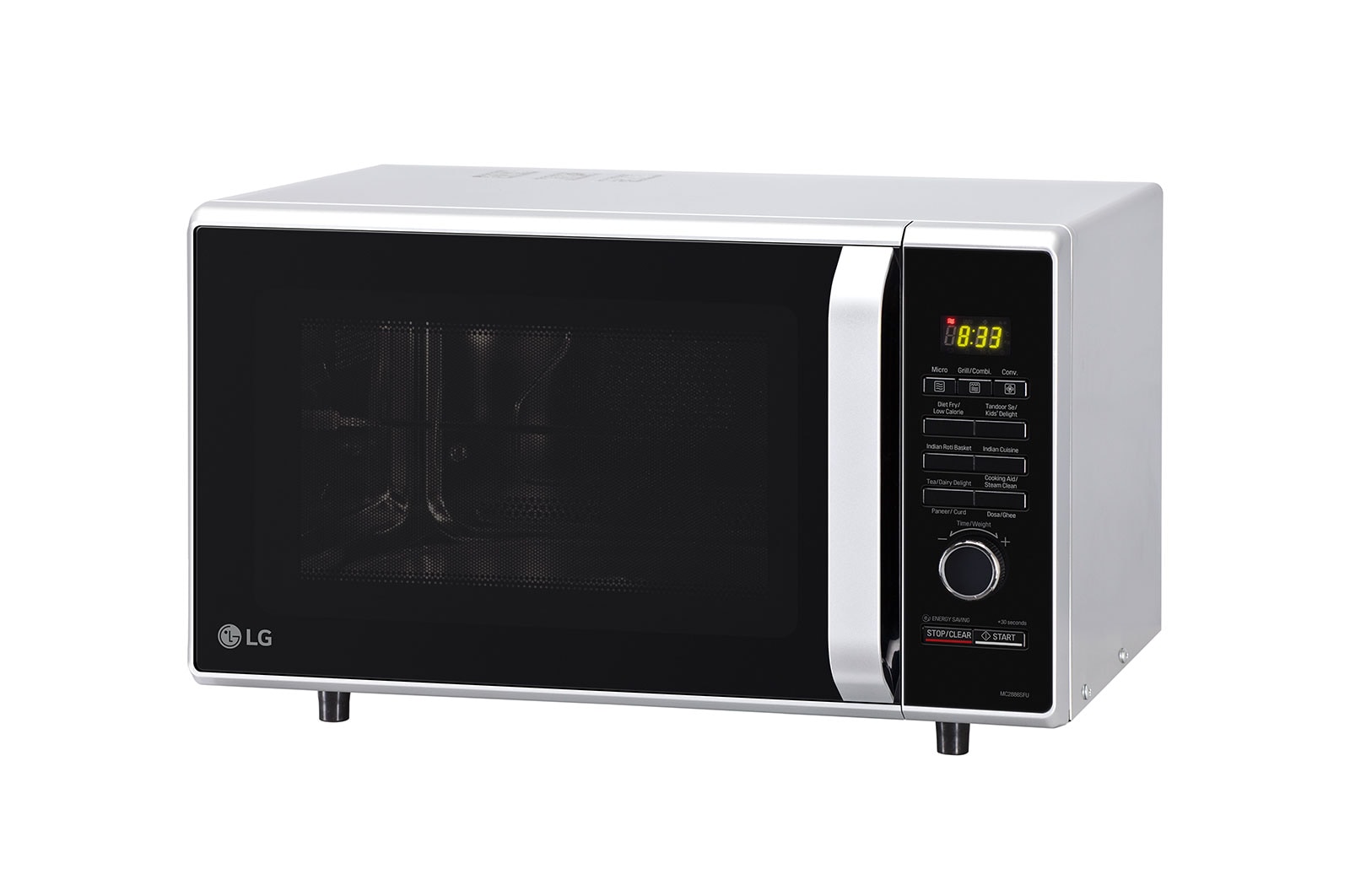 LG 28 Ltr, All In One Convection Microwave Oven (Silver), MC2886SFU