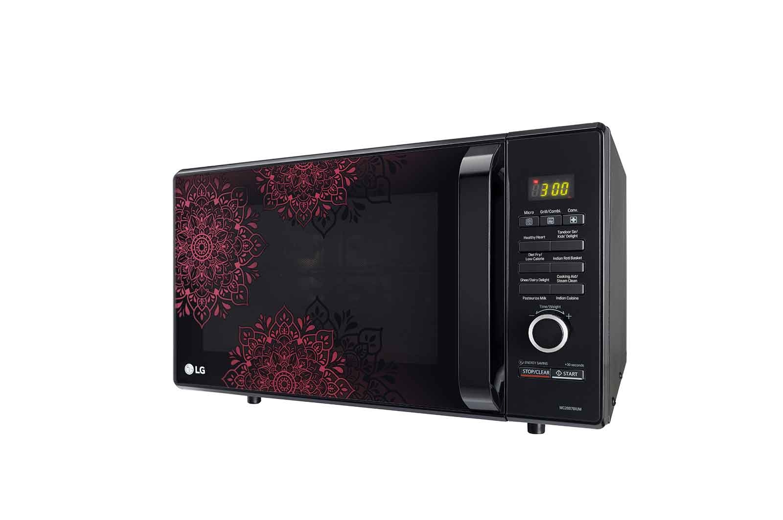 LG 28 Ltr All-in-One Convection Microwave Oven (Black), MC2887BIUM