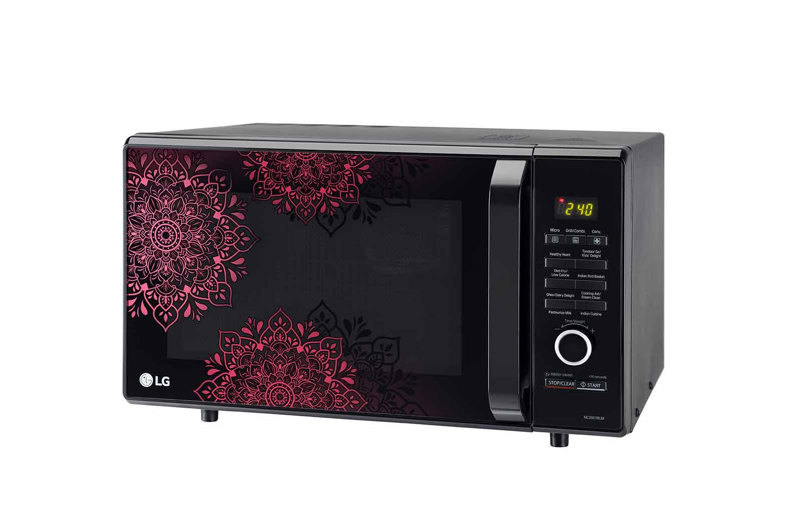 LG 28 Ltr All-in-One Convection Microwave Oven (Black), MC2887BIUM