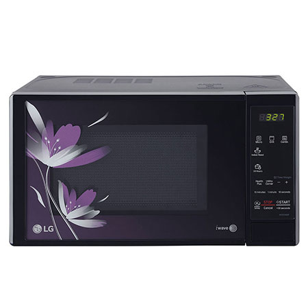 LG MH2044BP grill solo microwave front view