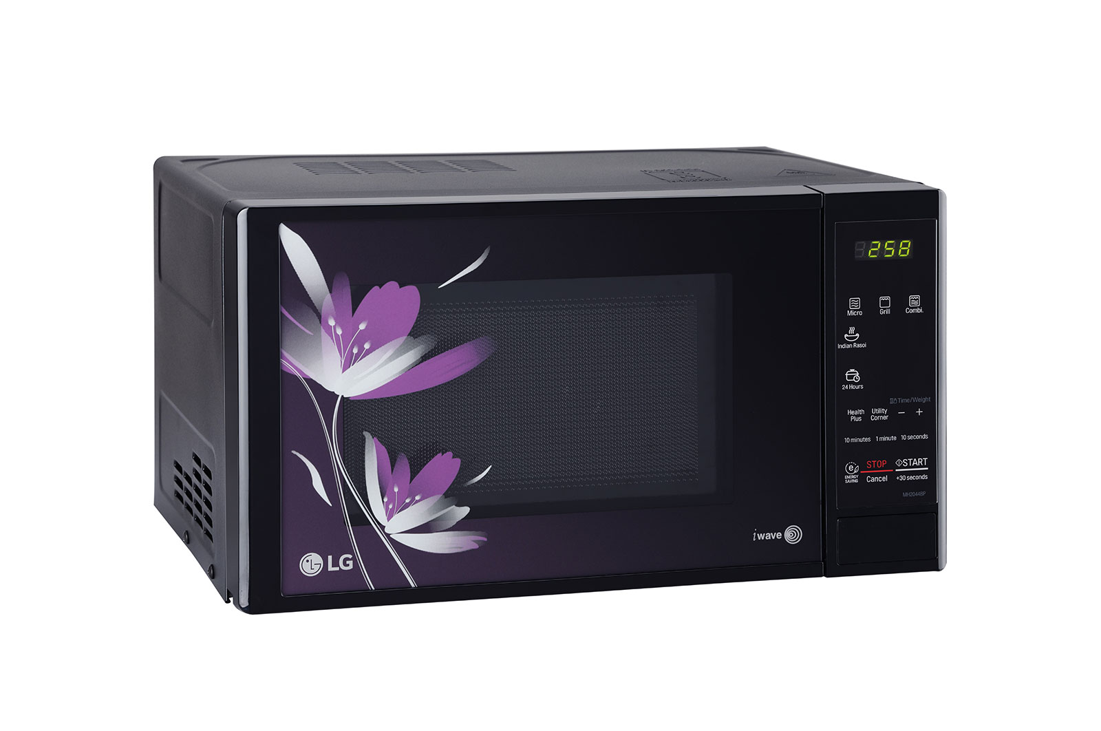 LG 20 L Grill Microwave Oven  (MH2044BP, Black), MH2044BP