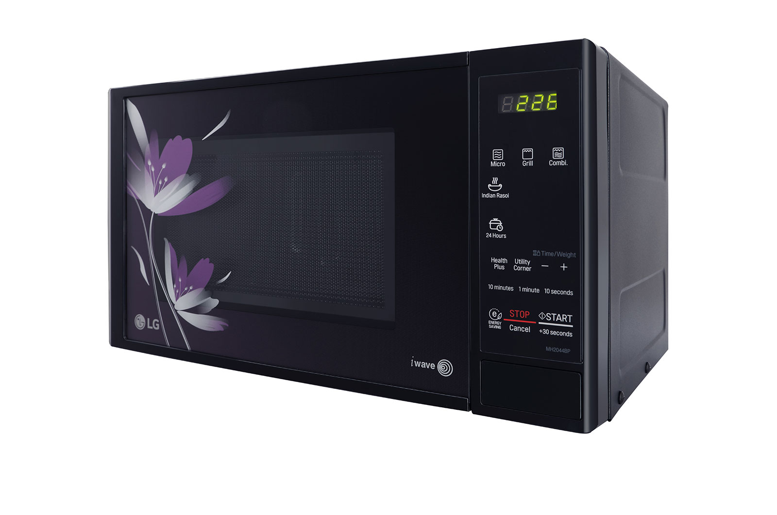 LG 20 L Grill Microwave Oven  (MH2044BP, Black), MH2044BP