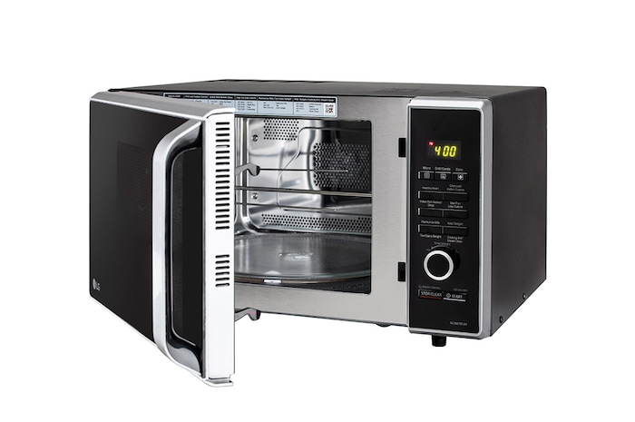 LG 28 L Charcoal Convection Microwave Oven with Charcoal Lighting Heater, Diet Fry, Motorised Rotisserie, Black, MJ2887BFUM