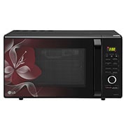 LG MJ2887BWUM charcoal convection microwave front view