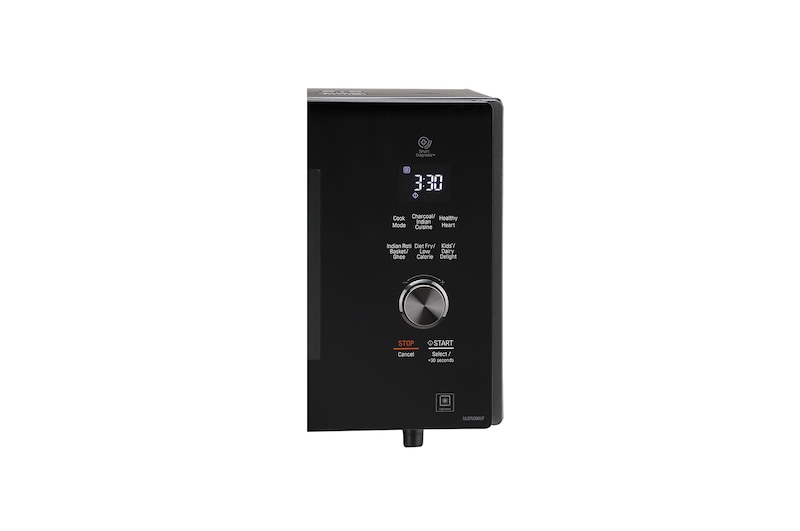 LG 28 L Charcoal Convection Microwave Oven with 301 Auto Cook Menu, Diet Fry™, Roti Basket, Motorised Rotisserie, Black, MJEN286UF