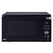 LG MJEN286UFW wifi enabled charcoal convection microwave front view