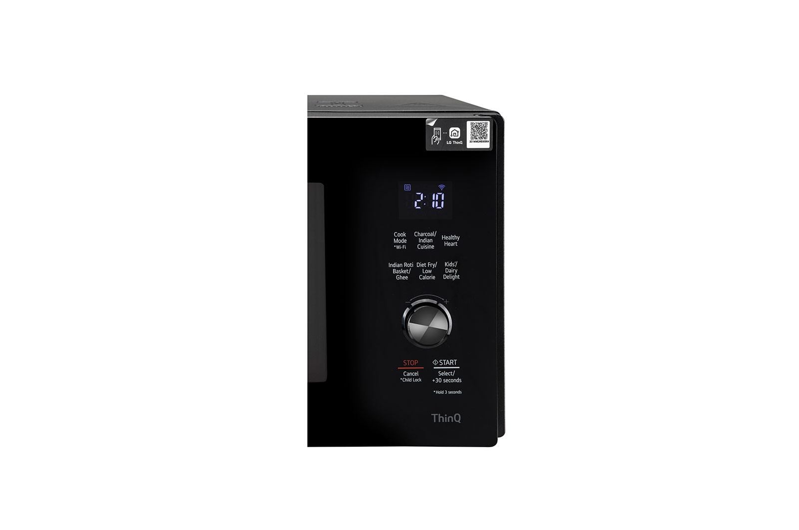 LG 28L WiFi Enabled Charcoal Microwave Oven (MJEN286UFW), MJEN286UFW