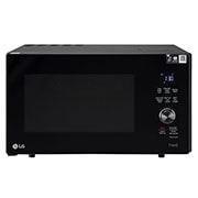 LG MJEN286UFW wifi enabled charcoal convection microwave front view