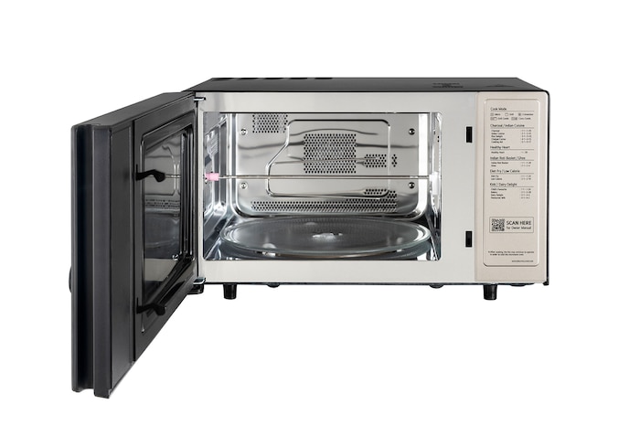 front view with door open