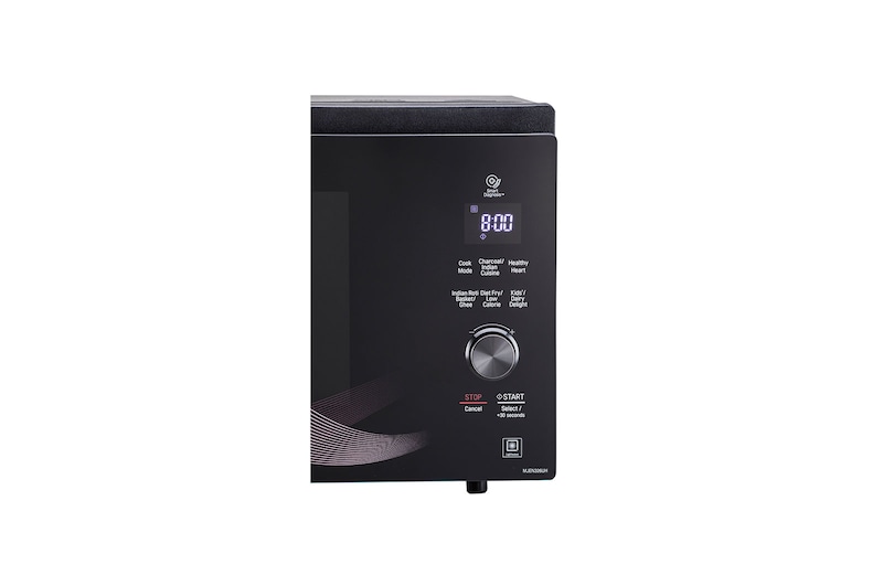 LG 32 L Charcoal Convection Microwave Oven, Diet Fry™, Healthy Heart Recipes, Motorised Rotisserie, Roti Basket, Black, MJEN326UH
