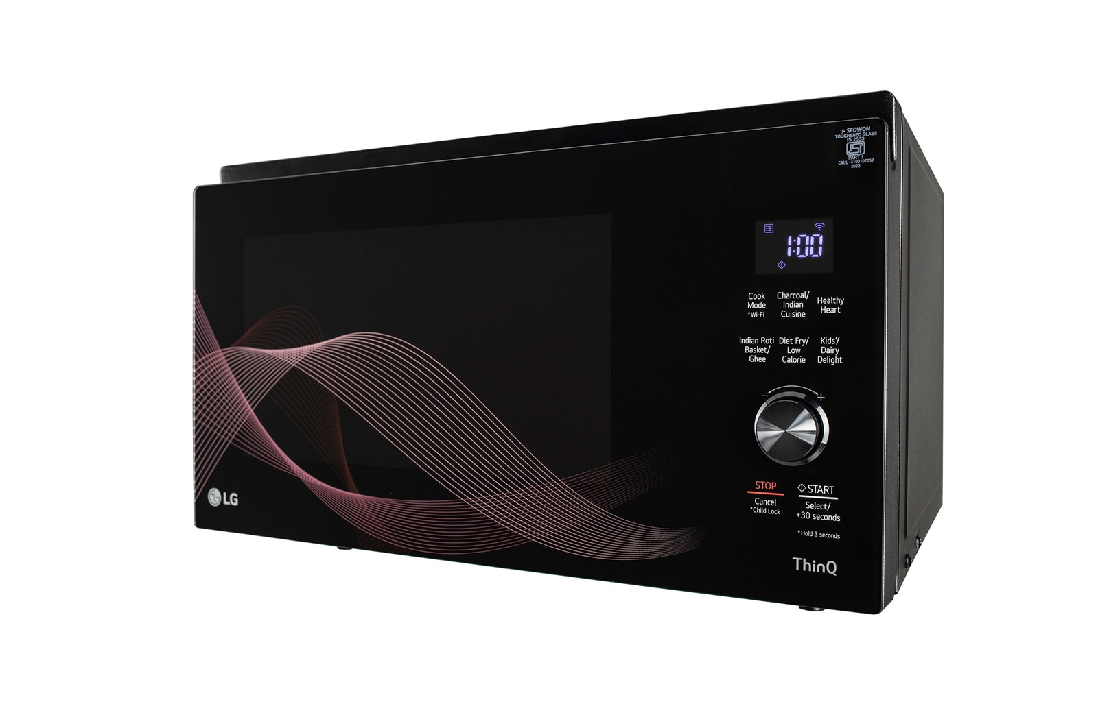 Microwave-ovens-Right-Low-Perspective-view