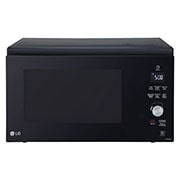 LG MJEN326UL charcoal convection microwave front view