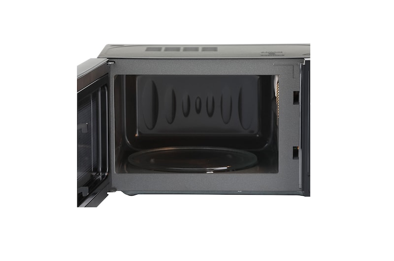LG 20 L Solo Microwave Oven Grill with Glass Door, i-wave technology, Anti-Bacteria Cavity, Floral Black, MS2043BP