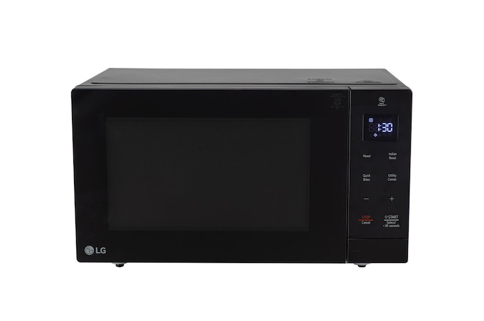 LG MS2043DB Grill/Solo Microwave front view