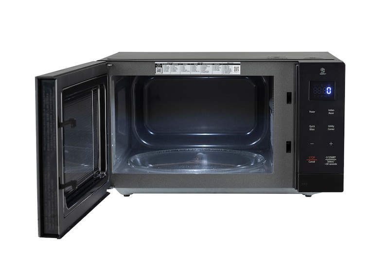 LG 30 L Solo Microwave Oven with Glass Door, i-wave technology, Anti-Bacteria Cavity, Black Color, MS3032BK