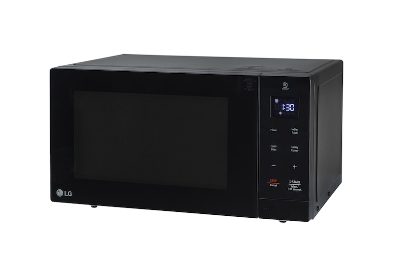 LG 30 L Solo Microwave Oven with Glass Door, i-wave technology, Anti-Bacteria Cavity, Black Color, MS3032BK