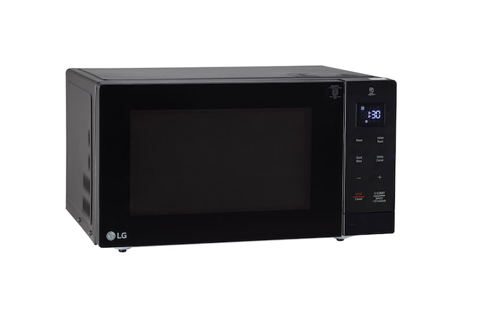 LG 30 L Solo Microwave Oven with Glass Door, i-wave technology, Anti-Bacteria Cavity, Black Color, MS3032BK