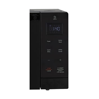 LG 30 L Solo Microwave Oven with Glass Door, i-wave technology, Anti-Bacteria Cavity, Black Color, MS3032BK