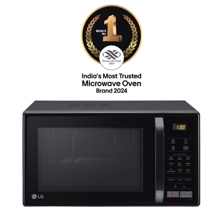 LG MC2146BL convection microwave front view